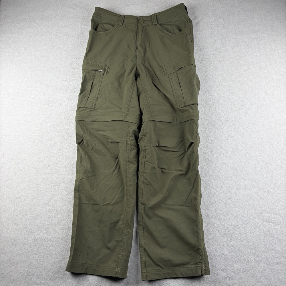 REI Co-op Convertible Cargo Hiking Pants Zip Off Olive Men's 32x30